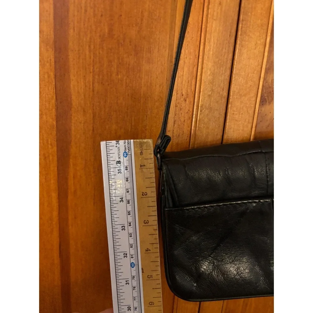 Crossbody Organizer Bag‎ Women Small Black Good Y2K Minimalist MultiPocket